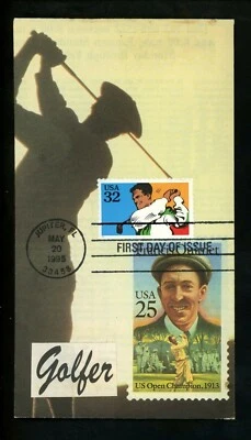 Ranto Cachet US FDC #2965 on 2377 Golf sports US Open Francis Ouimet 1995 - Image 1 of 2