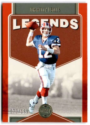 2022 Panini Legacy Orange #111 Jim Kelly  /199 Legend Buffalo Bills  - Image 1 of 2