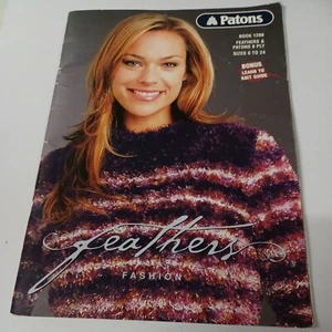 Patons BOOK No. 1208 FEATHERS 8 PLY 3 - Picture 1 of 10