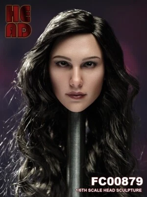 Cabeza esculpida de niña Wonder Woman tallada para figura de acción femenina de 12 pulgadas juguetes corporales Foto 1 de 4