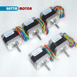5Pcs Nema17 34mm Stepper Motor 38Oz-in 1.2A 4 Wires For CNC Router/3D Printer - Picture 1 of 6