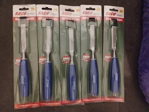Saco Tools 5/8 Holzmeißel 5 Stück - Bild 1 von 3