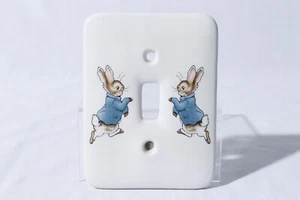 Wedgewood Peter Rabbit Beatrix Potter Ceramic Light Switch Cover - Picture 1 of 5