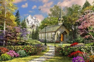 Springbok Mountain View Chapel 36 Piece Jigsaw Puzzle - Picture 1 of 2