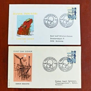 Denmark . FDC. 24 October 1968. Danish Industry. Dansk Industri. Set nr. 7 - Picture 1 of 2