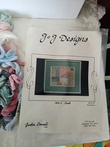 J&J Designs Scottish Embroidery Needlework Kit 9x11 Line Drawn Judie Lowell 1992 - Picture 1 of 4