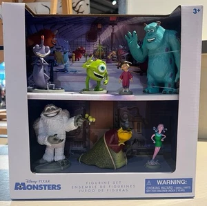 Disney Parks Monsters Inc Mike Sulley Boo Yeti Roz 7-teiliges Figurenspielset NEU - Bild 1 von 5