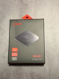 SSK - 1TB Portable SSD SD451 - Up to 550MB/s - Brand New! - Picture 1 of 4