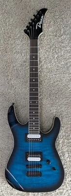 Guitarra Eléctrica Dean MDX, Edredón de Arce, Acabado Trans Blue Burst, Modelo MDX QM TBB Foto 1 de 4