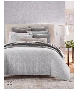 Hotel Collection Prism Matelasse King Bettwäscheset & Kissenbezüge anthrazit - Bild 1 von 2