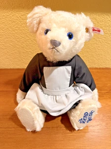 STEIFF "THE SOUND OF MUSIC" WEISSER TEDDYBÄR SPIELUHR VON 2015 - Bild 1 von 6