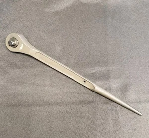 Rare Gearless Podger Spud Ratchet Wrench 3/8" Drive W Reverse Black Oxide 12" - Bild 1 von 8