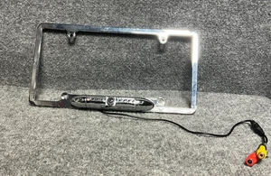 Vollformat Nummernschild 🚗 mit Rückfahrkamera - Silber - Bild 1 von 11