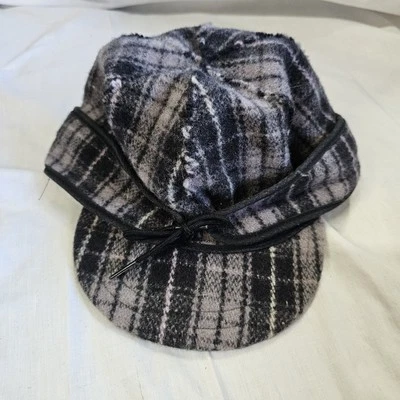 Stormy Kromer Hat Wool Blend Size 7 1/8 Black Purple - Image 1 of 3