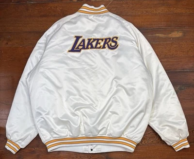 Chaqueta de bombardero a presión NIKE de baloncesto de colección de los angeles lakers talla XL Foto 1 de 4