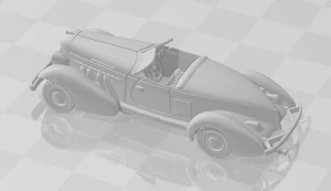 28mm/ 1:56th Resin Auburn Speedster 851 Top Down - Bild 1 von 1