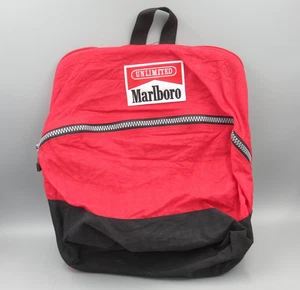 Mochila roja pequeña vintage años 90 Marlboro - Imagen 1 de 6