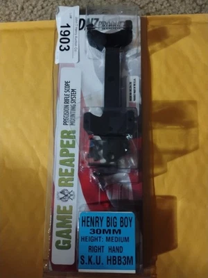 DNZ Products Henry Big Boy, Black, Medium, HBB3M Riflecope Mount (Y) - Image 1 of 4