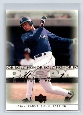 Alex Rodriguez 2002 Upper Deck Honor Roll #84 Seattle Mariners 2-7 - Image 1 of 2