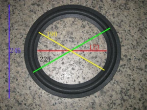 100 pieces 10 inch speaker foam surround speaker repair part - brand new - Picture 1 of 2