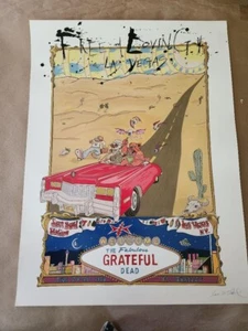 Poster Grateful Dead 1994 Las Vegas Jerry Garcia Dead & Company - Foto 1 di 2