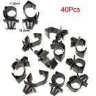 40X Plastic Fasteners/ Car Wiring Harness Fixed Clips Auto Route Tie Cable Clamp