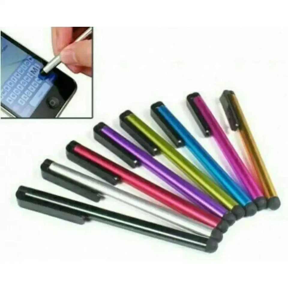 5 x Lápiz táctil capacitivo multicolor para iPhone 11 iPad Galaxy Tab A, S20 Foto 1 de 1