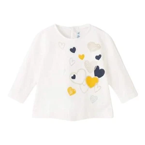 MAGLIA T SHIRT MAGLIE BIMBA MAYORAL 2085 COTONE 85 BIANCO ORIGINALE AI 2022 - Picture 1 of 3