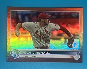2022 Topps Series 1 1st Edition #87 Nolan Arenado St. Louis Cardinals /75 - Picture 1 of 2