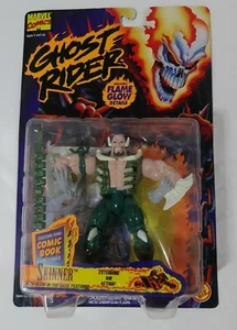 Figura de acción Marvel Entertainment Ghost Rider SKINNER detalle de brillo llama TOY BIZ - Imagen 1 de 4