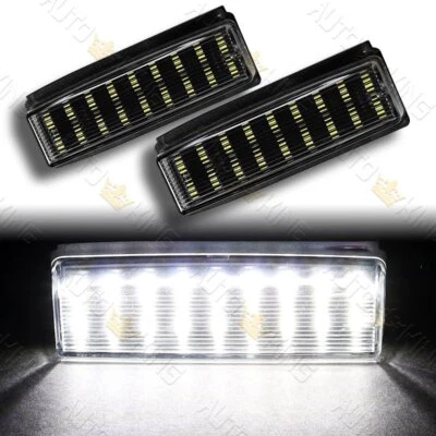 FIT 2006-2015 MAZDA MX5 MX-5 MIATA WHITE 6000K 18-SMD LED LICENSE PLATE LIGHTS - Image 1 of 4