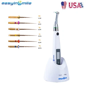 Easyinsmile 16:1 Dental Endo Motor Canal Raíz Contra Ángulo Pieza de Mano Recíproca - Imagen 1 de 29
