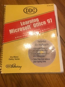DDC LEARNING MICROSOFT OFFICE 97…Instruction OEM Manual Only Ships N 24h - Picture 1 of 9