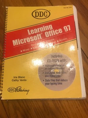 DDC LEARNING MICROSOFT OFFICE 97…Instruction OEM Manual Only Ships N 24h - Image 1 of 4