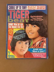 Tiger Beat #9 June 1974 DeFrancos, Donny Osmond, Jeff East, Vince Van Patten - Picture 1 of 14