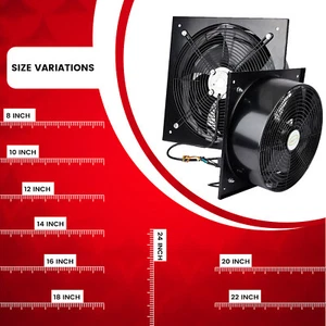 Industrial Ventilación Extractor Metal Axial Escape Comercial Aire Ventilador - Imagen 1 de 101