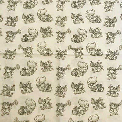 Disney Cheshire Cat ~ Fabric Sold by Fat Quarter FQ 45cm x 55cm ~ 100% Cotton BN - image 1 of 4