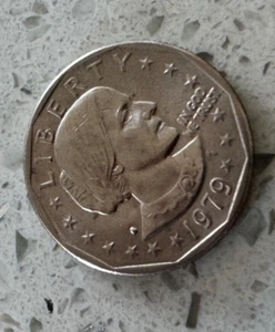 1979 susan b anthony dollar p fg RARE - Picture 1 of 2
