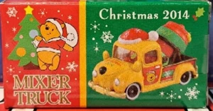 Tomica Tokyo Disneyland Die-Cast Winnie the Pooh Mixer Truck 2014 Christmas - Picture 1 of 1