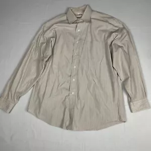 Brooks Brothers Herren geknöpftes Hemd Größe 16-4 grau gestreift Langarm - Bild 1 von 14