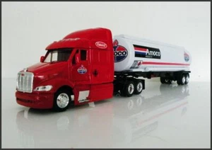 AMOCO PETERBILT 387 CAB PETROL TANKER OIL TANKER FUEL TANKERS 1/43 TRUCKS - Picture 1 of 12