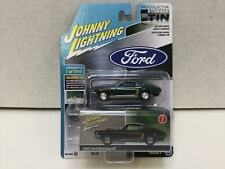 1968 Ford Mustang GT with Tin Highland Green Poly 1 64 Johnny Lightning JLCT008B