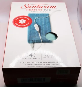 Sunbeam King Size Heating Pad With Xpress Heat 4 Settings 2 Hours Auto Shut Off - Picture 1 of 3