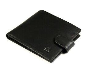 Leather Note Case Wallet Tony Perotti Italian Leather Black TP1881G