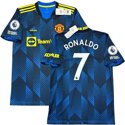 2021/22 Manchester United Third Jersey #7 Ronaldo Medium Premier League 3rd Kit - Image 1 of 4