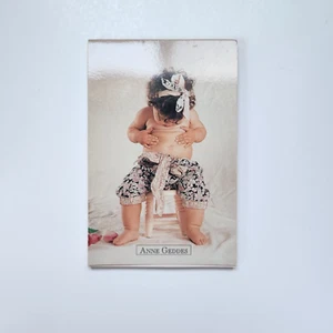 1995 Anne Geddes Cute Babies Stationary Small Notepad Bow Flowers Ruled Paper - Picture 1 of 5