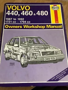 Haynes Volvo 440,460 & 480 1987-1992 Owners Workshop Manual - Picture 1 of 5
