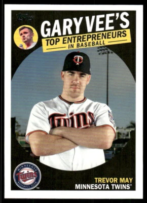 2019 Topps Gary Vee's Top Entrepreneurs #GV-10 Trevor May Minnesota Twins - Image 1 of 2
