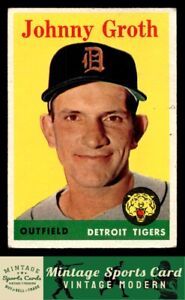 1958 Topps - Johnny Groth - #262  Detroit Tigers