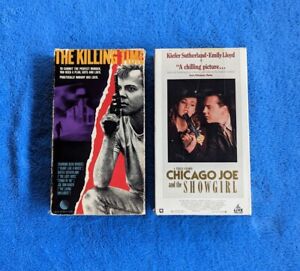 KIEFER SUTHERLAND 2 VHS Tape Lot Thriller The Killing Time Chicago Joe Showgirl